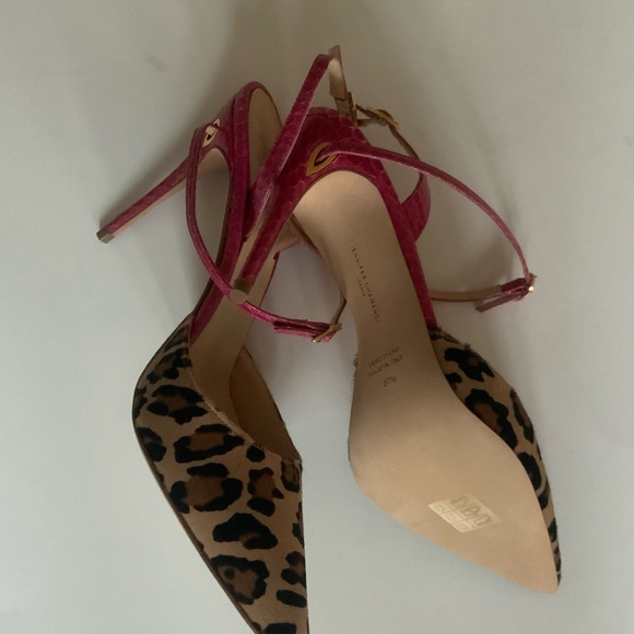 NIB Jennifer Chamandi Vittorio Slingback Pump Heels Size 37.5 $775.00 - Picture 7 of 8